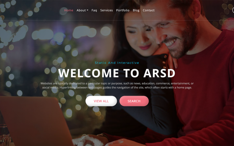 ARSD Buis – Eine responsive Bootstrap5-Website-Vorlage