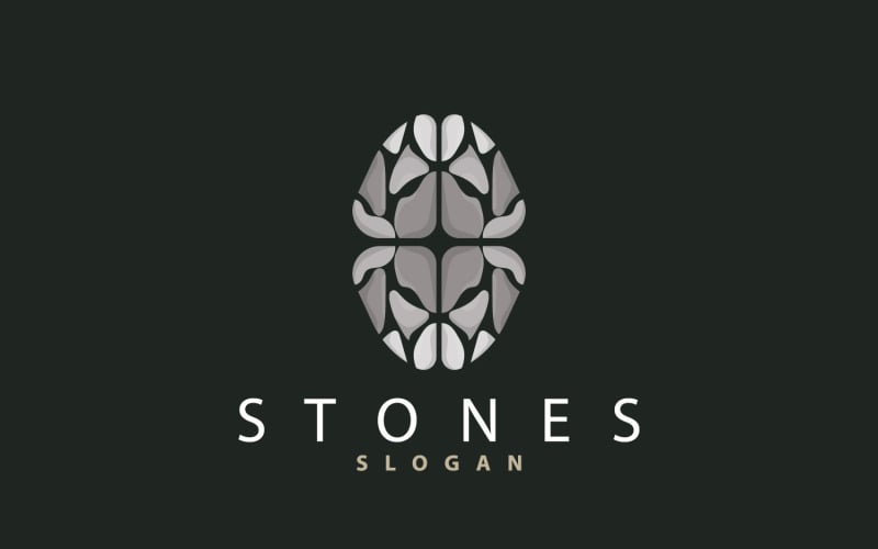 Brick Stone Logo Premium Elegant Design V15
