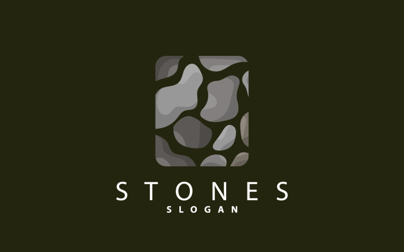 Logo Brick Stone Premium Elegant Design V13