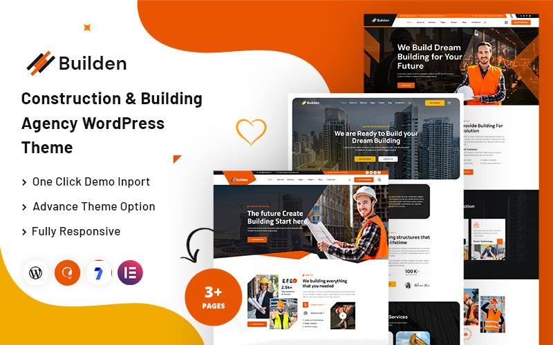 Builden - Thème WordPress polyvalent et de construction