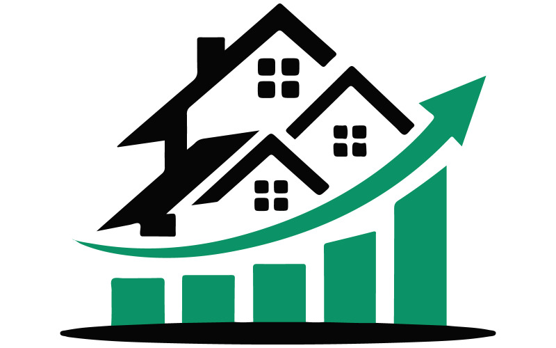 Een professioneel ontwerp van Real Estate Logo-illustraties