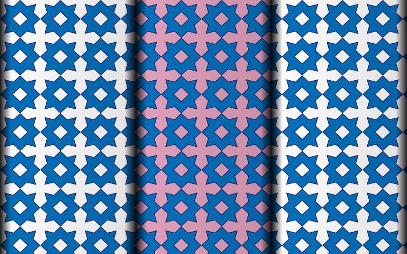 Personalizza il design del pattern vettoriale dello stile di sfondo.