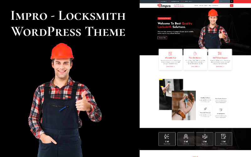 Impro - Locksmith Service WordPress-tema