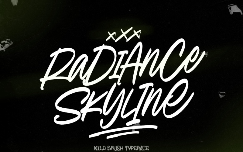 Radiance Skyline mixable typeface