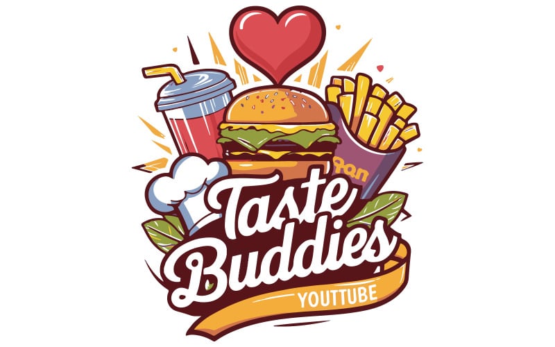Un logo pour une illustration de restauration rapide