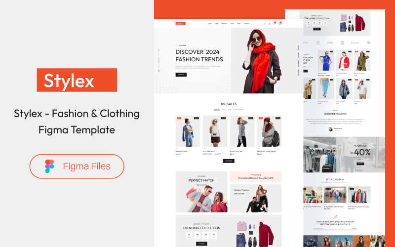 Stylex - Moda i odzież Szablon Figma