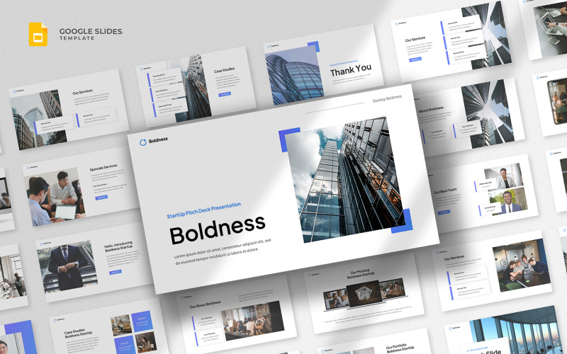 Stoutmoedigheid - Startup Pitch Deck Google Slides-sjabloon