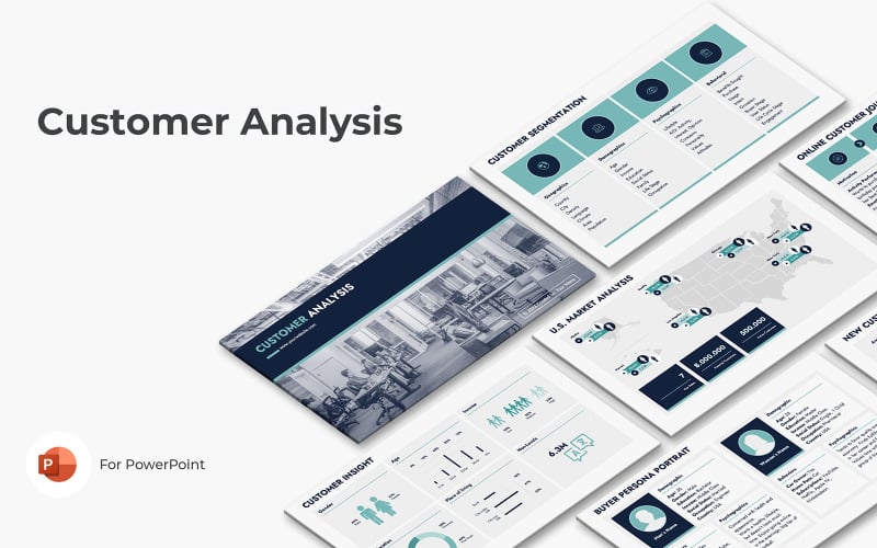 Customer Analysis PowerPoint Template - TemplateMonster