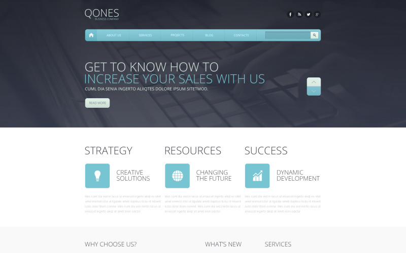 плоское маркетинговое агентство drupal template
