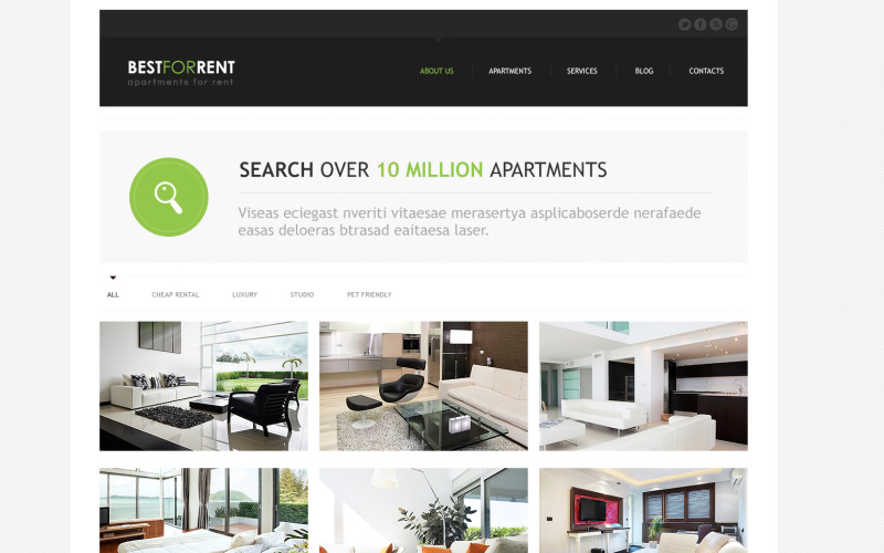 Kiralık Daireler Joomla Teması