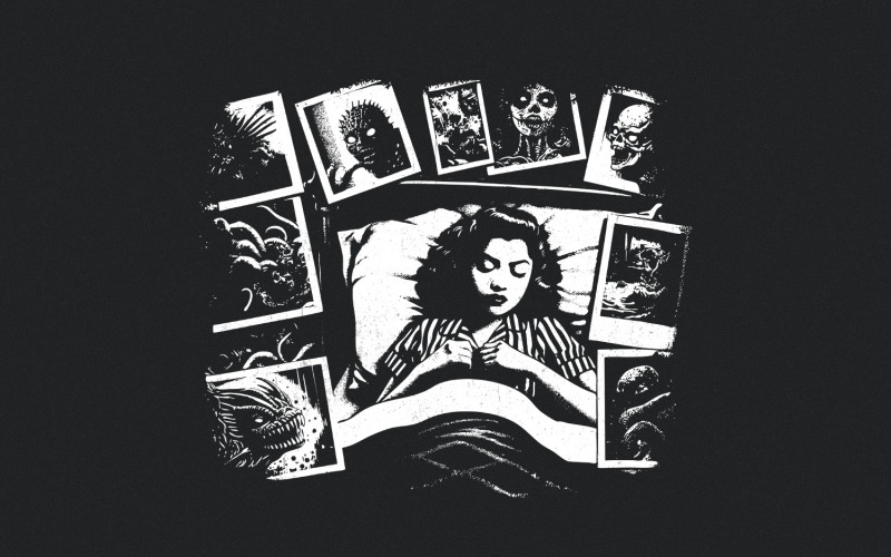 T-shirt Graphique Crâne - Motif "Ne Rien Voir, Entendre, Dire" Style Horreur, Multicolore, Homme