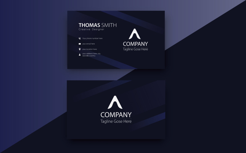 Inspiration pour la conception de cartes de visite modernes