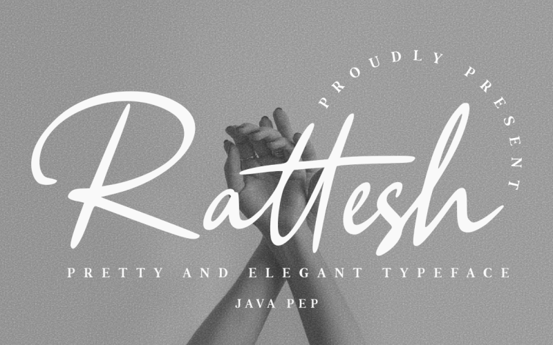Rattesh / Elegant lettertype