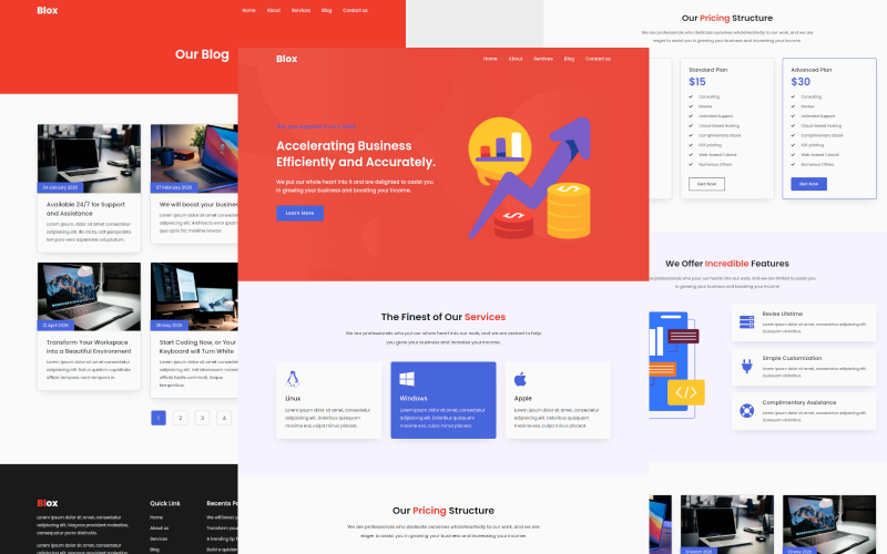 Szablon HTML UltimateBLOX