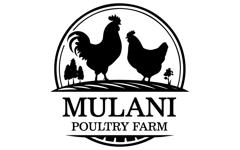 Um logotipo para uma granja avícola