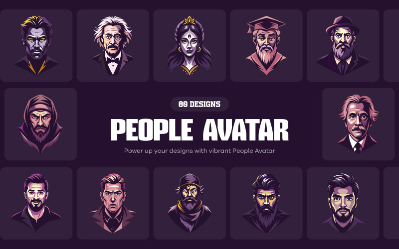 People Avatar, People Profile Vector Set