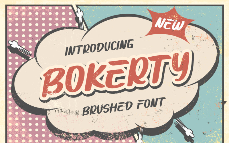 Bokerty — новый шрифт премиум-класса Brushed