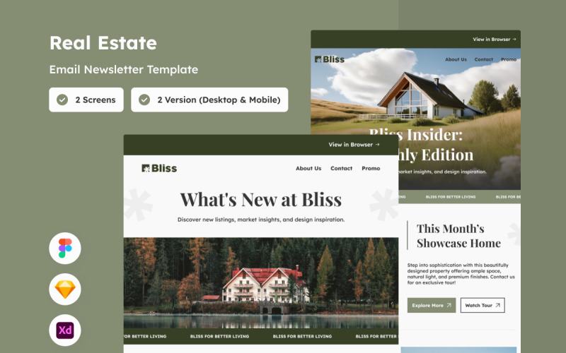 Bliss - Newsletter immobiliare via e-mail