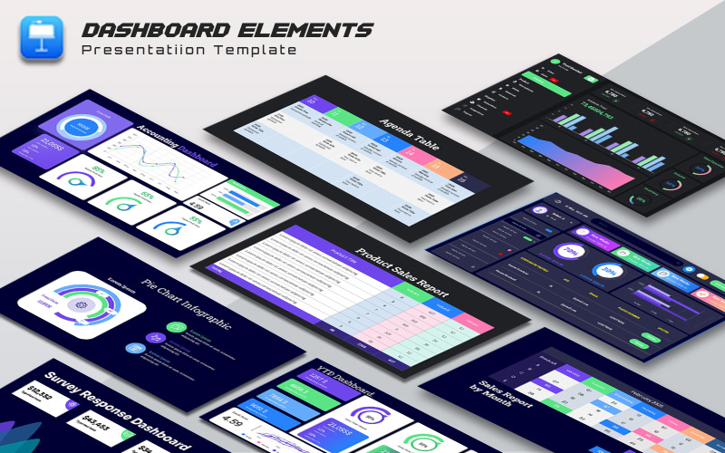 Keynote-Vorlage für Live-Dashboards