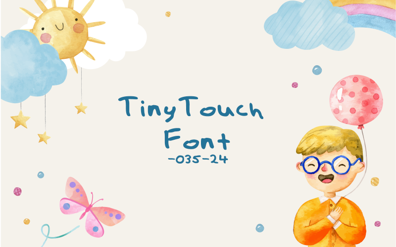 Czcionka TinyTouch-unikalna-035-24
