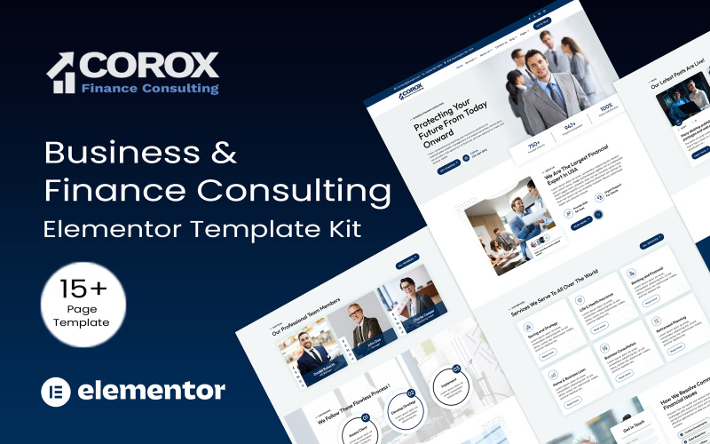 Corox - 商业和财务咨询 Elementor Kit