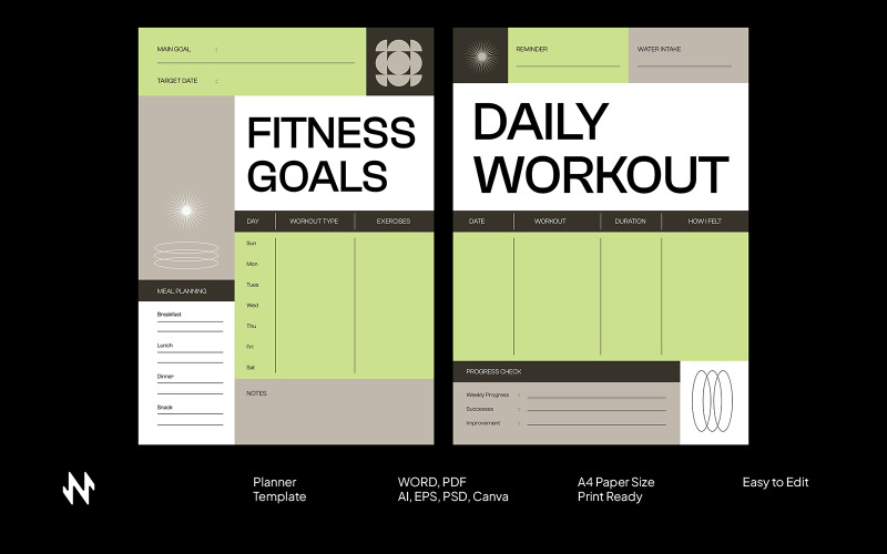 Codzienny tygodniowy plan treningowy fitness