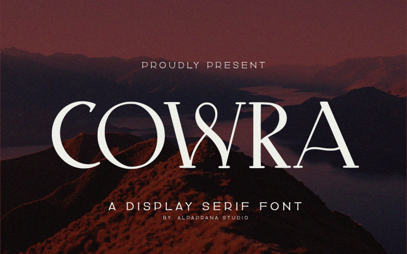 Cowra - Carattere Serif Display