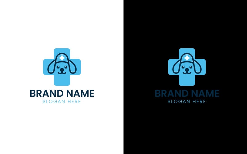 Hond medisch vector logo-11-480