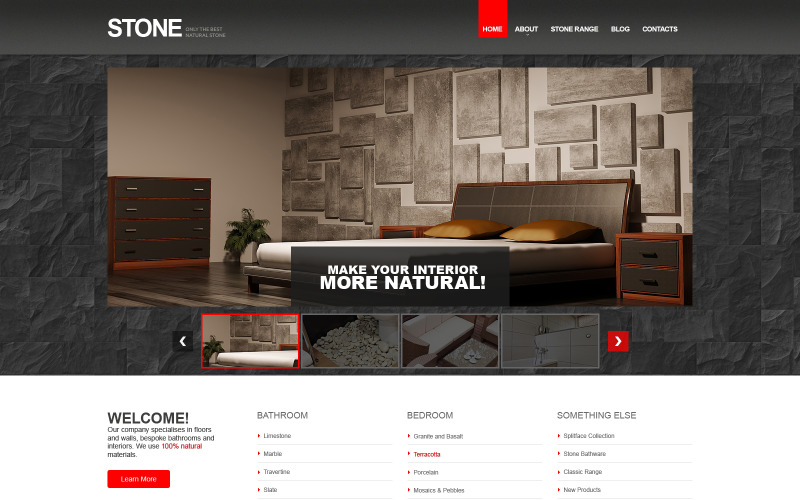 напольное покрытие адаптивный шаблон сайта