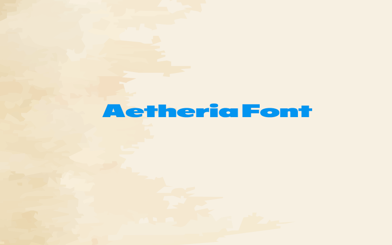 Aetheria 字体-creative-37-24