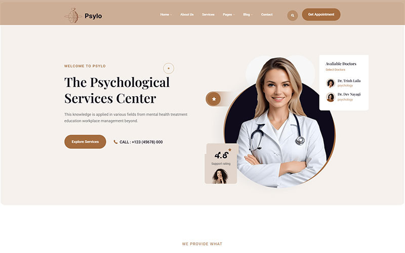 Thème WordPress pour le conseil en hypnose et psychologie