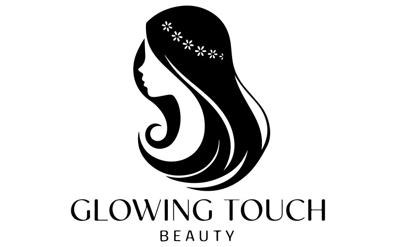 Un logotipo para una marca de belleza.