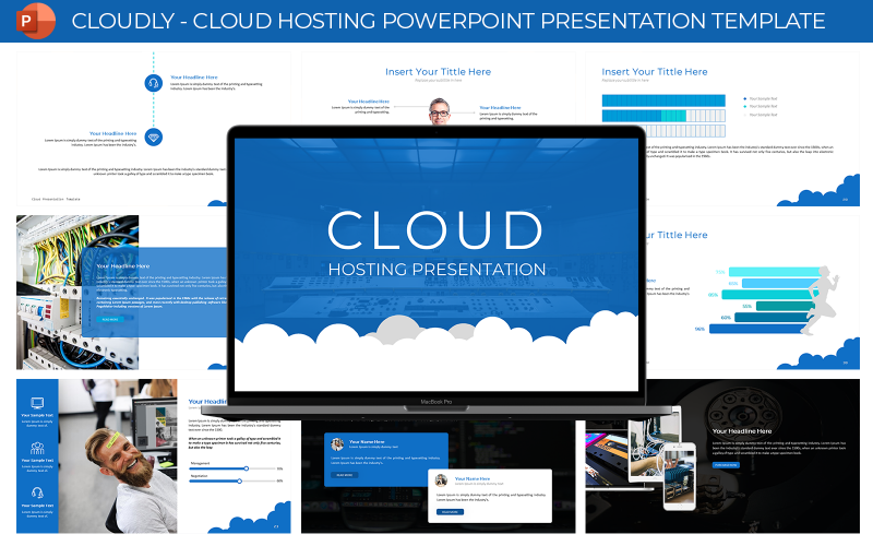 Cloudly - Cloud Hosting Presentation Template