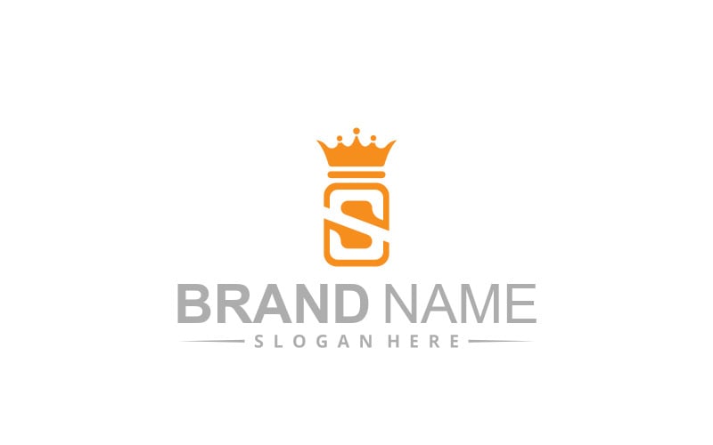 Letter S crown logo design