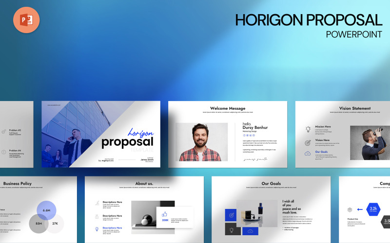 Шаблон презентації пропозиції Horizon