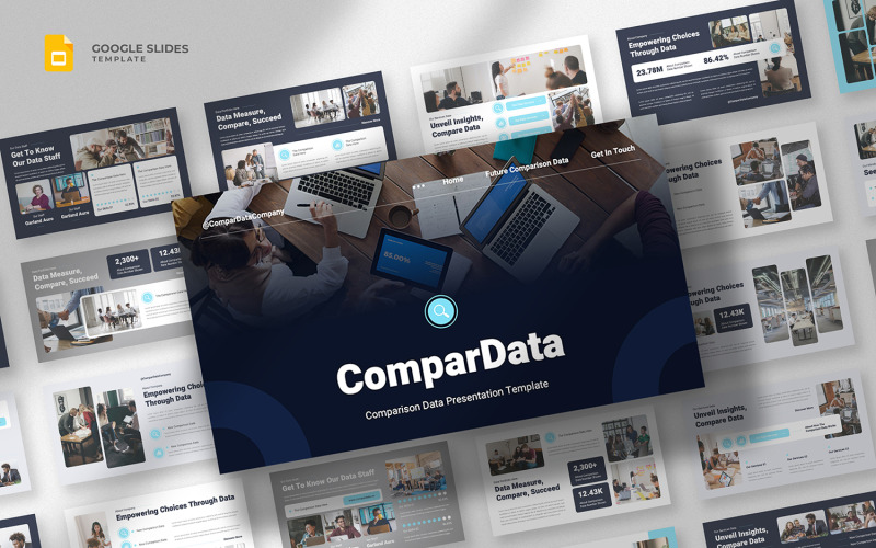 Compardata - Data Comparison Google Slides Template