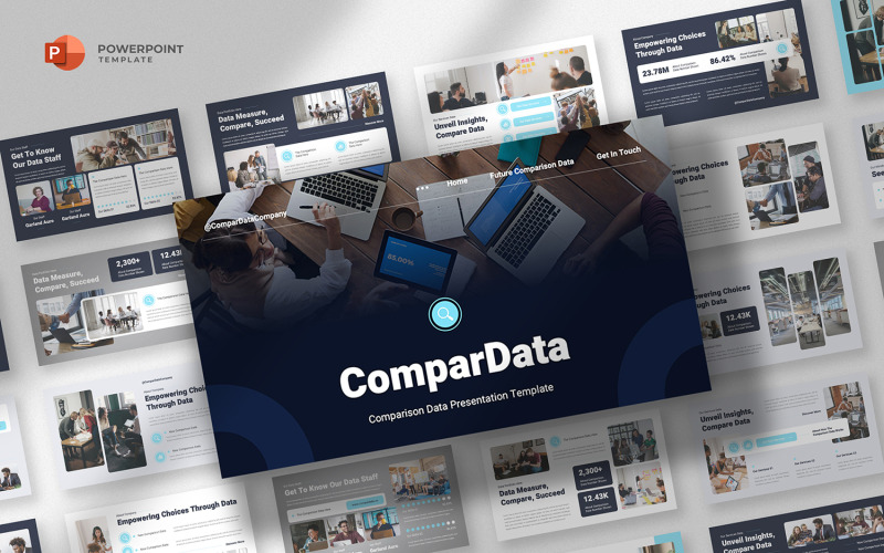 Compardata - 数据比较 Powerpoint 模板