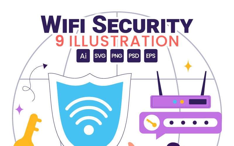 9 Abbildung der drahtlosen WiFi-Sicherheitstechnologie