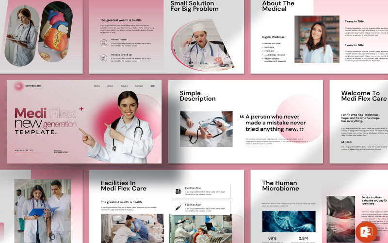 Modelo de apresentação Medica Flix