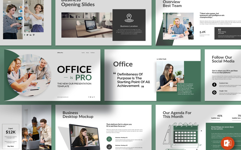 Office Pro 演示模板