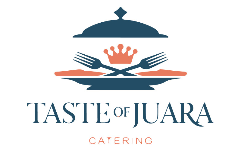 Un diseño de logotipo para una empresa de catering.