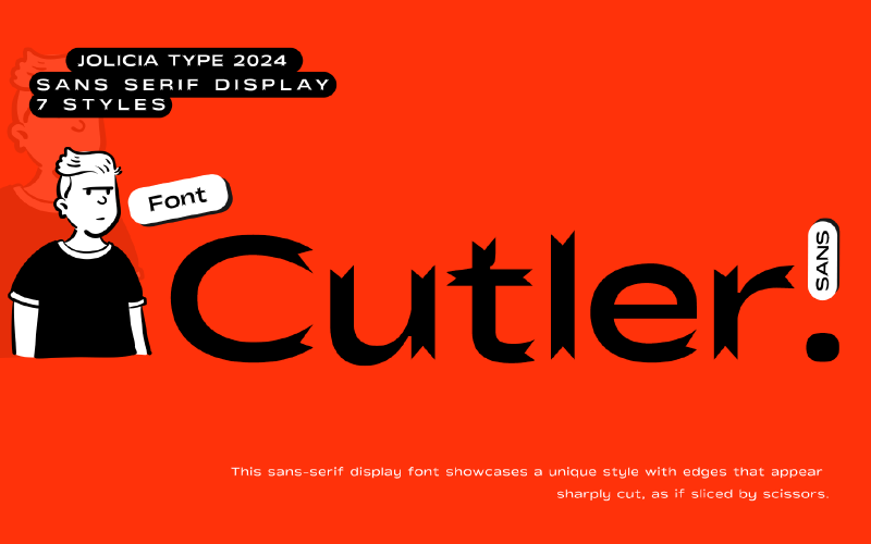 Cutler Sans | Czcionka Cutting Edge