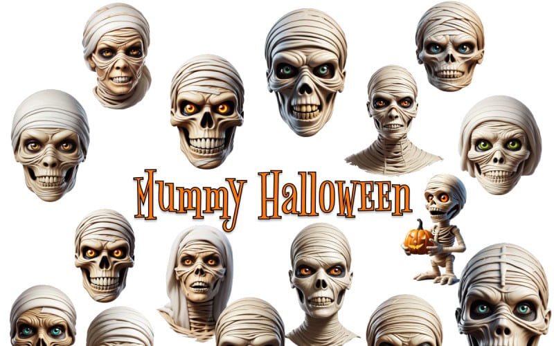 Mamma Spöklik Halloween Clipart