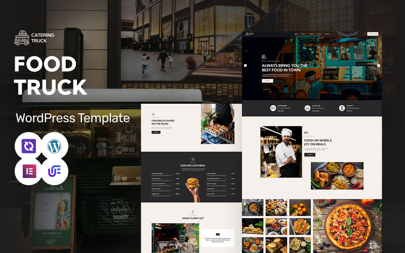Catering Truck – Food Truck, Street Food und Outdoor-Catering WordPress Elementor Theme