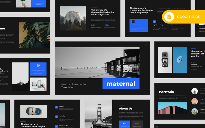 Anyai – Minimális Google Diasablon