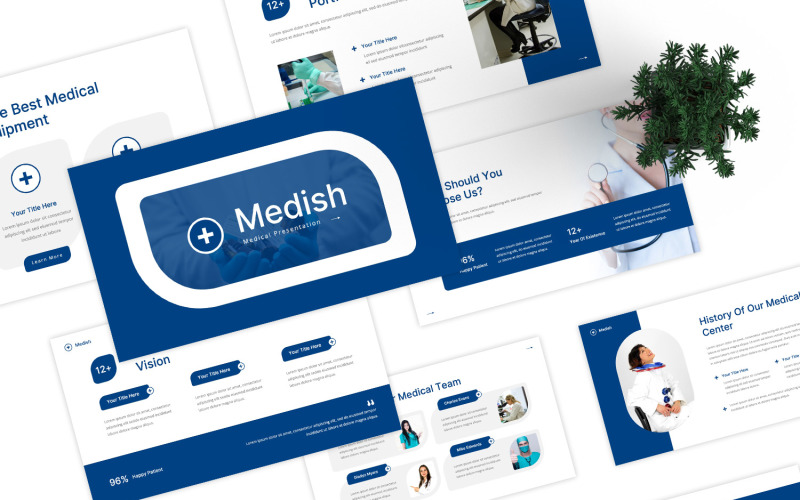 Medish - Медицинский шаблон Google Slides