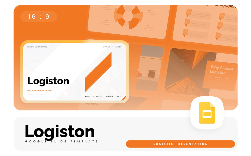 Logiston – Logistieke Google Slides-sjabloon