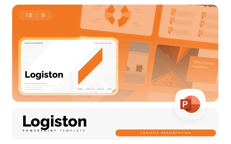 Logiston – Lojistik PowerPoint Şablonu