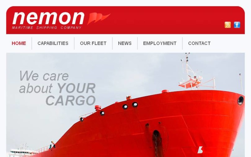 Maritime Facebook HTML CMS Template