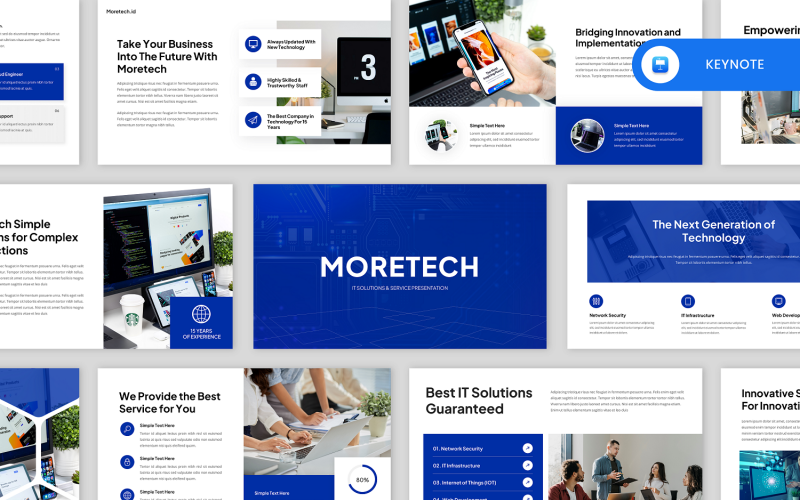 Moretech - Keynote de soluções e serviços de TI
